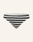 Michael Kors Basic-Bikini-Hose Mixed Stripe schwarz