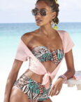 Venice Beach Bügel-Bandeau-Bikini-Top "Maia", mit trendigem Tierdruck