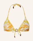 Vilebrequin Triangel-Bikini-Top Tahiti Flowers gelb