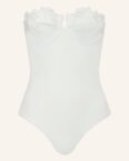 Zimmermann Bandeau-Badeanzug Halliday weiss