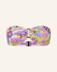 Vilebrequin Bandeau-Bikini-Top Rainbow Flowers Lune pink