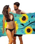 YRIIOMO Strandtuch Bedrucktes Strandtuch, Badetuch für Erwachsene, modisches Strandtuch, Bohemian-Stil