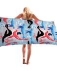 YRIIOMO Strandtuch Strandtuch Handtuch Outdoor Badetuch Schwimmhandtuch