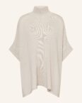 Allude Poncho Mit Cashmere beige