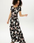 Aniston SELECTED Sommerkleid, mit gerafftem Taillenbund