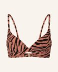 BEACHLIFE Bügel-Bikini-Top ROSE ZEBRA