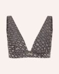 Boss Bralette-Bikini-Top Beatrix grau