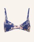 Zimmermann Bralette-Bikini-Top Moonshine blau