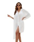 AUKUU Strandkleid Reiner Farb-Sonnenschutz Freizeit Strand langer Überwurf 88*100cm