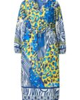 Angel of Style Sommerkleid Midikleid Animalmix-Print Langarm