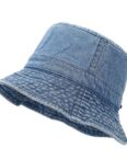 YRIIOMO Sonnenhut Denim Fischerhut Damen Sonnenhut Strandhut