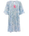 Zwillingsherz Sommerkleid Zwillingsherz Kleid Zebradreams in blau oder pink Zebramuster