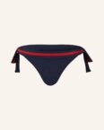 Vilebrequin Triangel-Bikini-Hose Solid Flamme blau