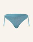 Watercult Basic-Bikini-Hose Shimmering Solids blau