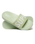 Superdry Superdry Damen Bade-Sandalen CORE VEGAN POOL SLIDE Tender Greens Badesandale